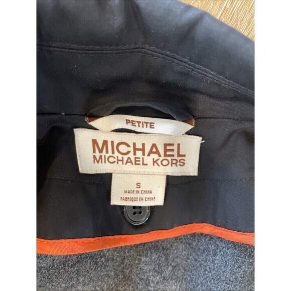MICHAEL Michael Kors Women’s Size small Trench Coat Black Wool Lining READ - Picture 8 of 11